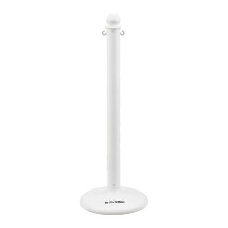 Global Industrial Medium Duty Plastic Stanchion Post, 41inH, White